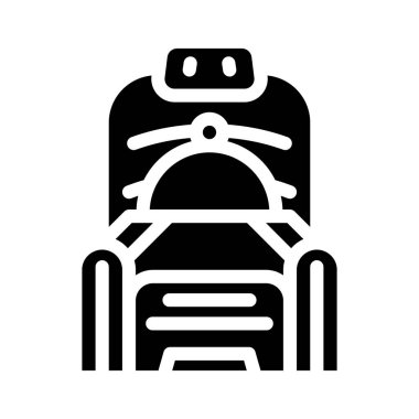 business class öğle yemeği simgesi vektör illüstrasyonu