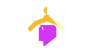 Askı rengi simgesi üzerine havlu canlandırması