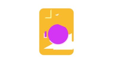 Ozon çamaşır makinesi renk simgesi canlandırması