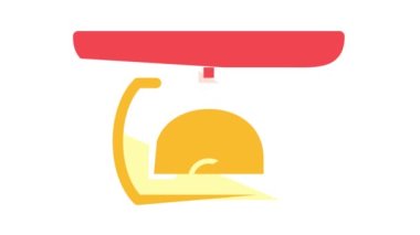 Ağırlık kıyafeti renk canlandırması için ölçekler