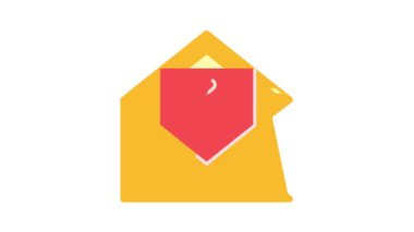 sevgi iletisi harf renk canlandırması