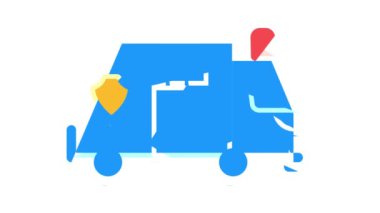 polis kamyonu renk canlandırması