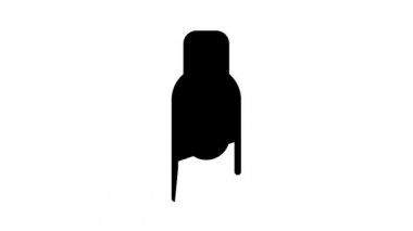 temel sprey siyah simge canlandırması