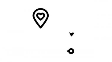 Siyah simge animasyonunu sevmenin yönü