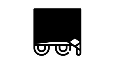 zemin ısıtma simgesi canlandırması