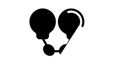 kelepçe polis aracı siyah simge canlandırması