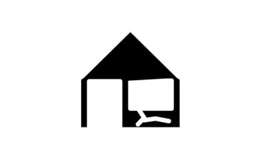 Bozuk ev sembolü canlandırması