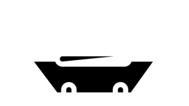 Yapı çöpü sembol canlandırması içeren bir kap