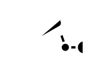 Güvenli video kamera simgesi canlandırması