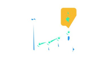 Gelir bilgisinin arttığı renk canlandırması