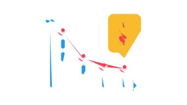 Düşen ok bilgisel renk canlandırması