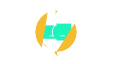 para banknotu çember okları renk canlandırması