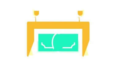 Futbol takımının para rengini kazanmak için renk canlandırması