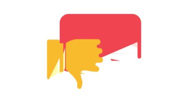 Hoşlanılmayan renk simgesi canlandırması ile yinele