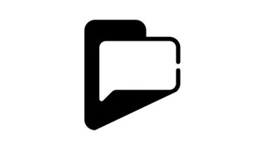 negatif gözden geçirme siyah simge canlandırması