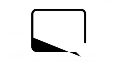 video gözden geçirme siyah simge canlandırması