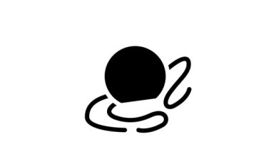 tehlikeli virüs simgesi canlandırması