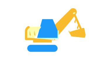 kazıcı inşa aracı renk canlandırması