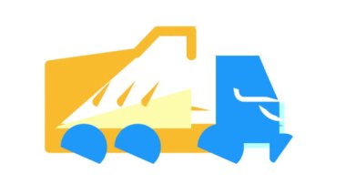 çöp kamyonu renk canlandırması