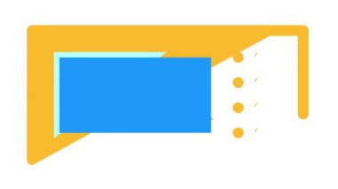 osiloskop ekipman renk ikonu canlandırması