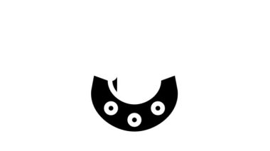 boyun destekli glyph simgesi canlandırması