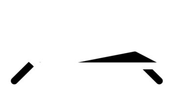 güneş şezlongu simge animasyonu