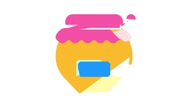 bal şişesi renk canlandırması