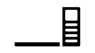 mikrodalga fırın kabartma simgesi canlandırması