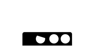 tablo sobaları glyph simge canlandırması