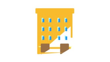 apartman binası renk canlandırması
