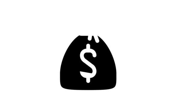 animace ikon tašek na peníze