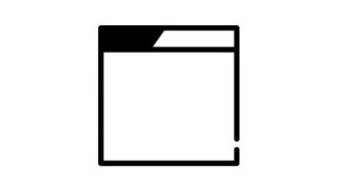 pazarlama bilgi raporu siyah simge canlandırması