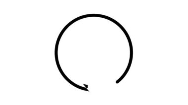 Lağım arıtma tesisi siyah simge canlandırması