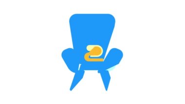 ekose renkli simge canlandırmalı koltuk