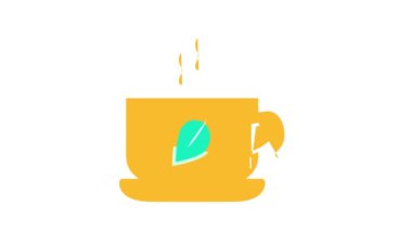 bitkisel çay rengi canlandırması