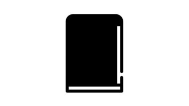 dolap mobilyaları siyah simge canlandırması