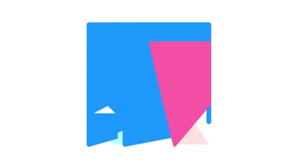 Content seo optimization color icon animation — 비디오