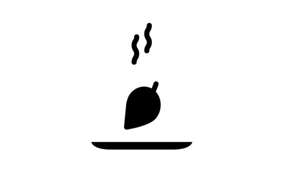 Bitkisel çay sembolü animasyonu — Stok video