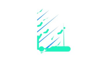 Duvar kağıdı yapıştırıcı renk simgesi canlandırması