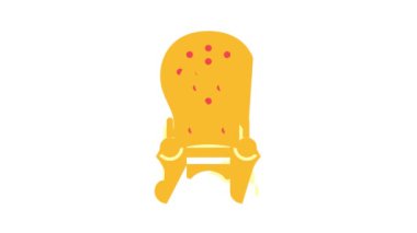 kral tahtı renk simgesi canlandırması