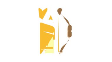 ok renk simgesi ile yay canlandırması