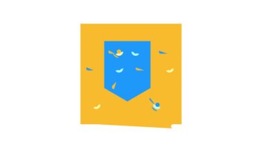 Pin renk simgesi canlandırmalı cep