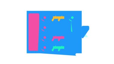 Dikiş seti renk canlandırması