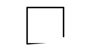 elektrik kablolarını onar siyah simge canlandırması