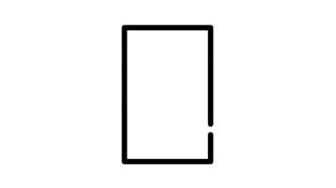 Renkli cam simge canlandırması