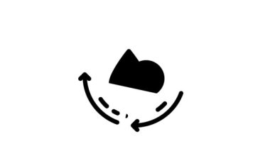 Kırpma döndürme simgesi canlandırması