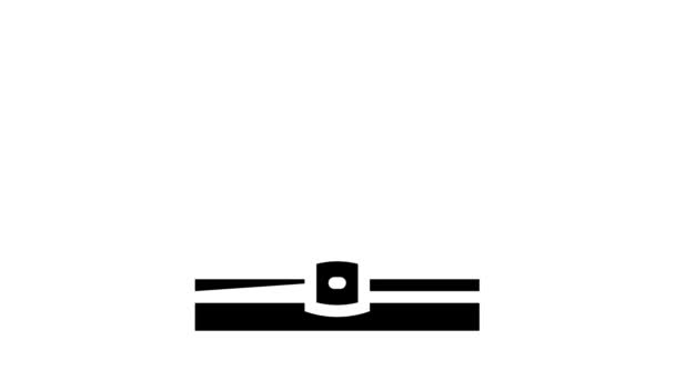 Υδροπονική glyph icon animation — Αρχείο Βίντεο
