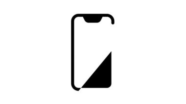 diktafon telefon siyah simge canlandırması