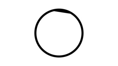 Biyopsi glyph ikon animasyonlu petri kabı