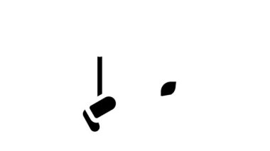 işitme aygıtı glyph simge canlandırması